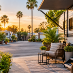RV and trailer community in Inglewood, California